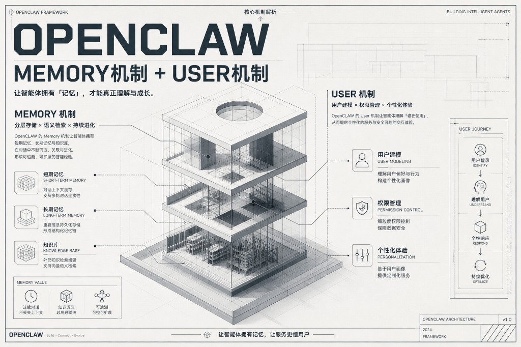 OpenClaw 记忆机制架构图